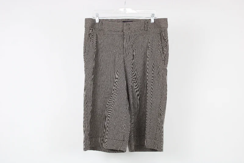 Banana Republic Brown Striped Capri Pants | 14 Casual Track Pants