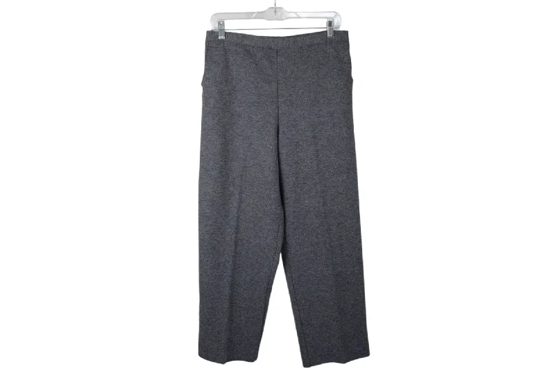 Alfred Dunner Gray Lounge Pants | 12 Petite Trendy Printed Pants