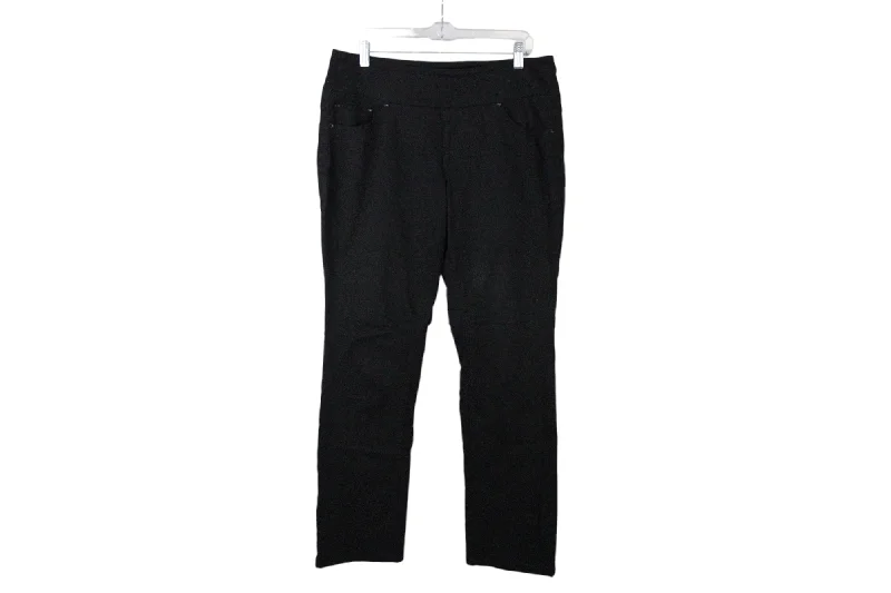 JAG High Rise Straight Leg Black Pants | 14 Petite Modern Bootcut Pants