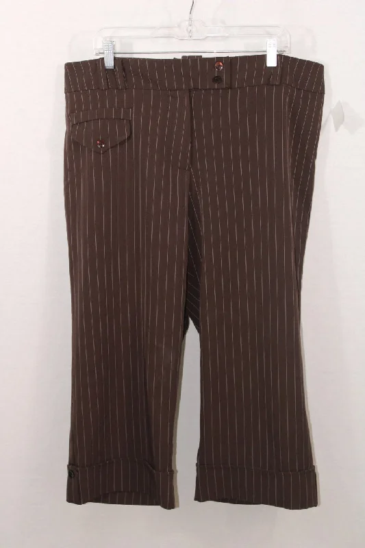 DressBarn Capri Pants | Size 18 Formal Linen Trousers