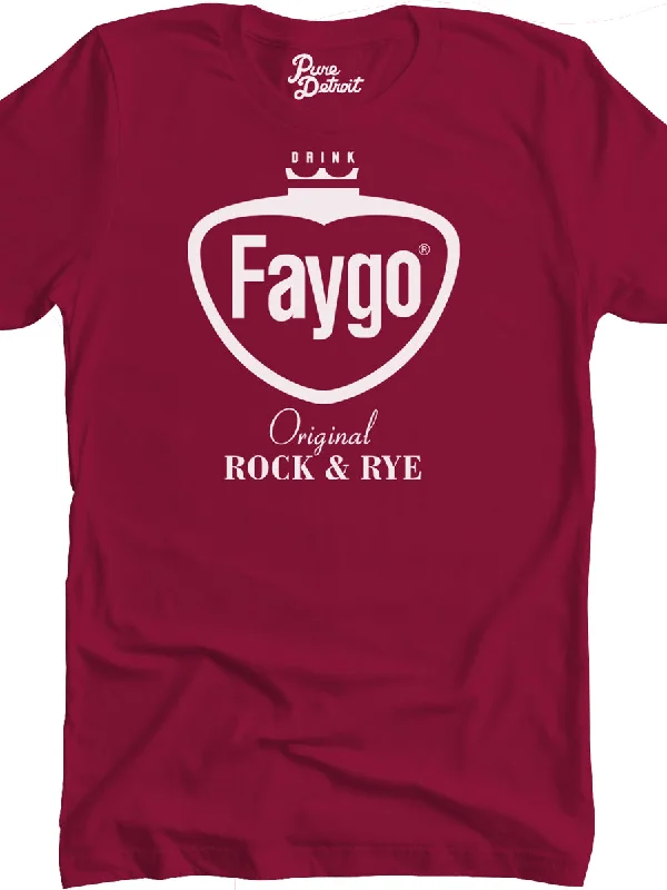 Faygo Retro Logo Premium Unisex T-shirt - Original Rock  Rye Terry Blend Velvet Blend Canvas Blend