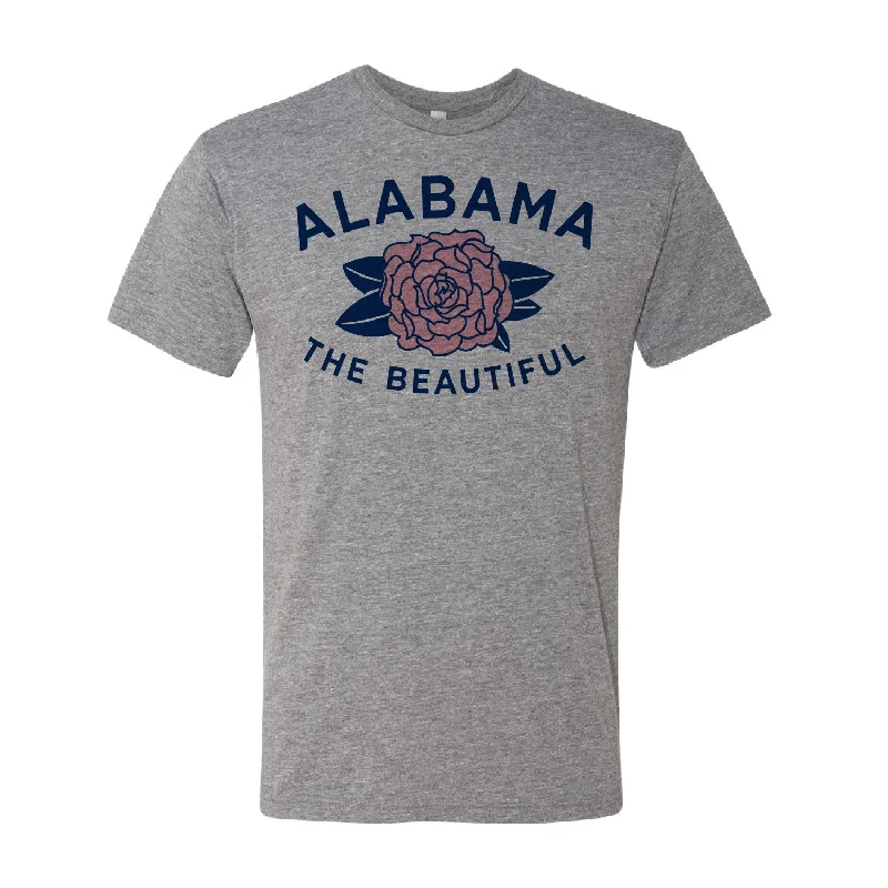 "Alabama The Beautiful" Unisex T-Shirt Rayon Fabric Velvet Fabric Corduroy Fabric