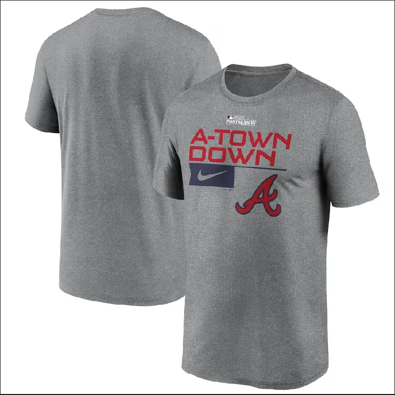 Atlanta Braves Nike 2023 PostSeason Tee Satin Blend Silk Blend Wool Blend