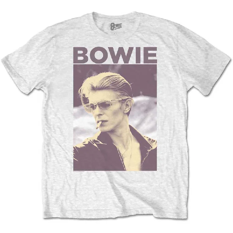 David Bowie | Official Band T-Shirt | Smoking Fashionable Trendy Casual