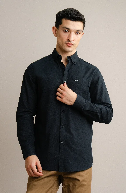 Oxford Shirt Full Sleeves Iron Safe Non-Iron Wrinkle Free