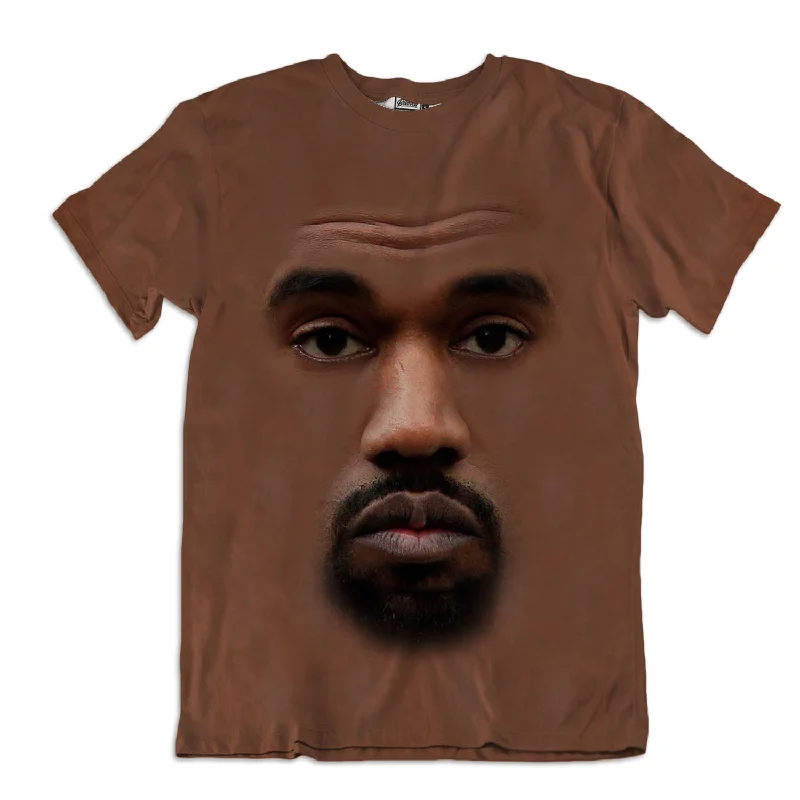 Kanye Face Unisex Tee Graphic Embroidered Appliqued