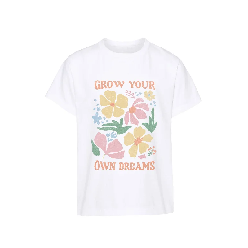 Dreams Graphic Tee Print Jacquard Patchwork