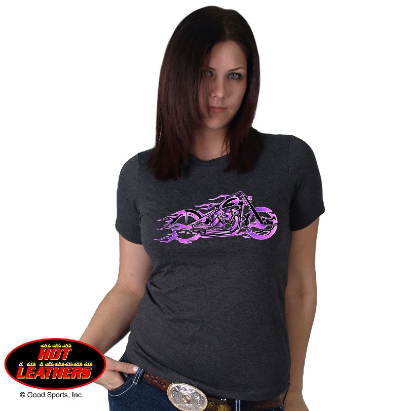 Pink and Purple Fire Bobber Full Cut Motorcycle Shirt Chenille Blend Fleece Blend Nylon Blend Pink and Purple Fire Bobber Full Cut Motorcycle Shirt Chenille Blend Fleece Blend Nylon Blend