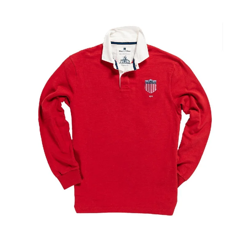 USA 1912 Limited Edition Rugby Shirt Zippered Buttoned Snapped