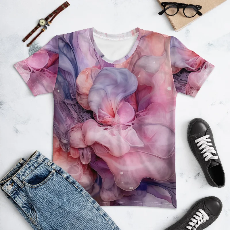 Women's T-shirt "Fusion 2" Silk Blend Satin Velvet