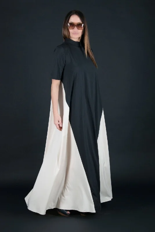 A line Maxi Dress MARTA Elegant Maxi Dress with Ruffles