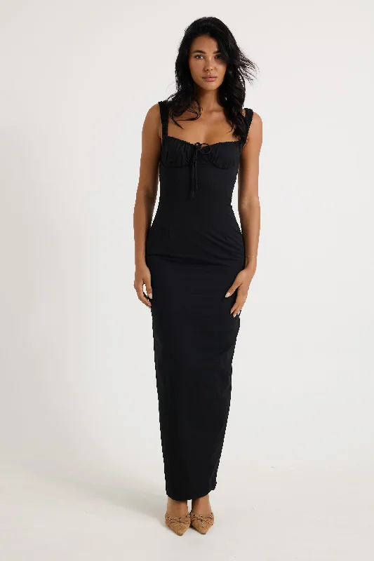 Hot Nights Maxi Dress Black Chic Summer Maxi Dress