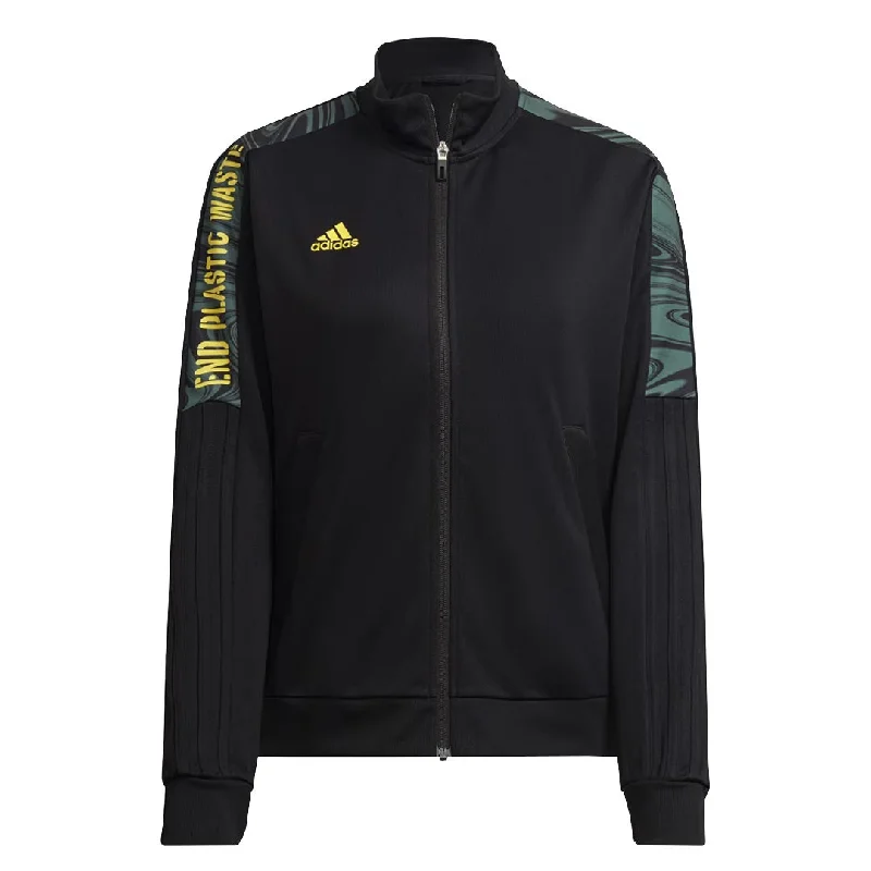 adidas - Women's Tiro RFTO Track Jacket (HP1759) Satin Jacket Silk Jacket Chiffon Jacket