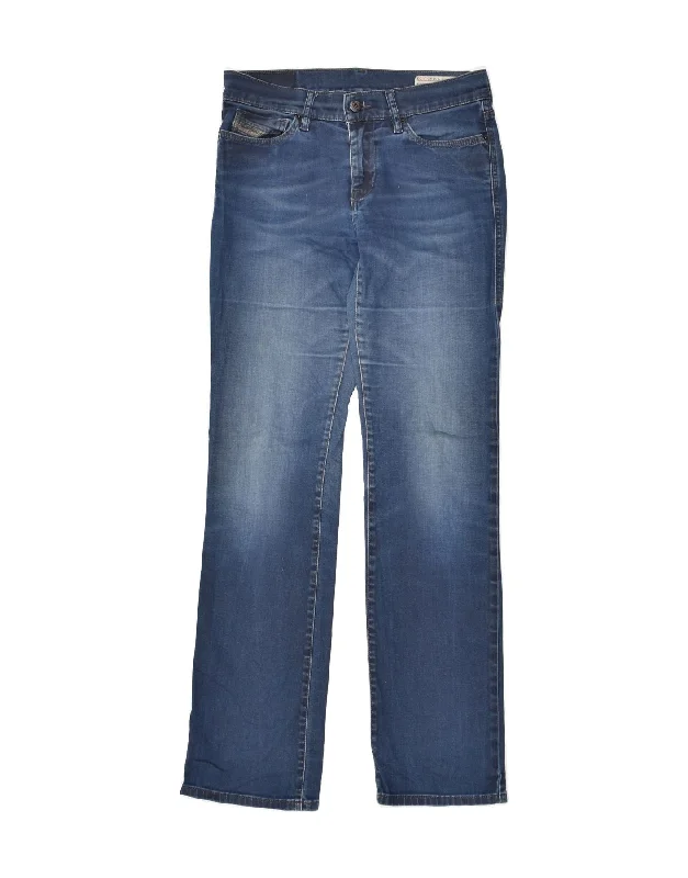 DIESEL Womens Bootzee Regular Slim Jeans W26 L30 Blue Cotton Comfortable Flare Leg Jeans DIESEL Womens Bootzee Regular Slim Jeans W26 L30 Blue Cotton Comfortable Flare Leg Jeans