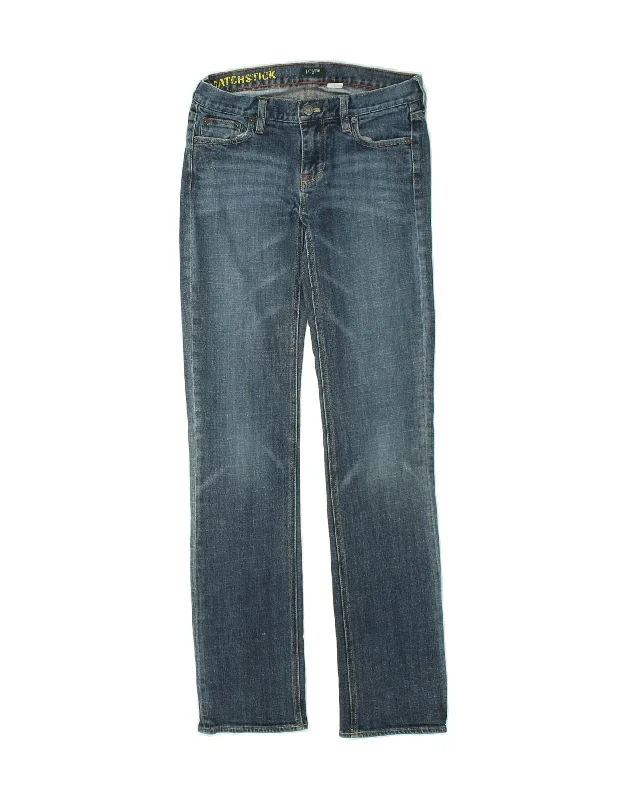 J. CREW Womens Matchstick Slim Jeans W27 L32 Blue Cotton Trendy Skinny High-Waist Jeans J. CREW Womens Matchstick Slim Jeans W27 L32 Blue Cotton Trendy Skinny High-Waist Jeans