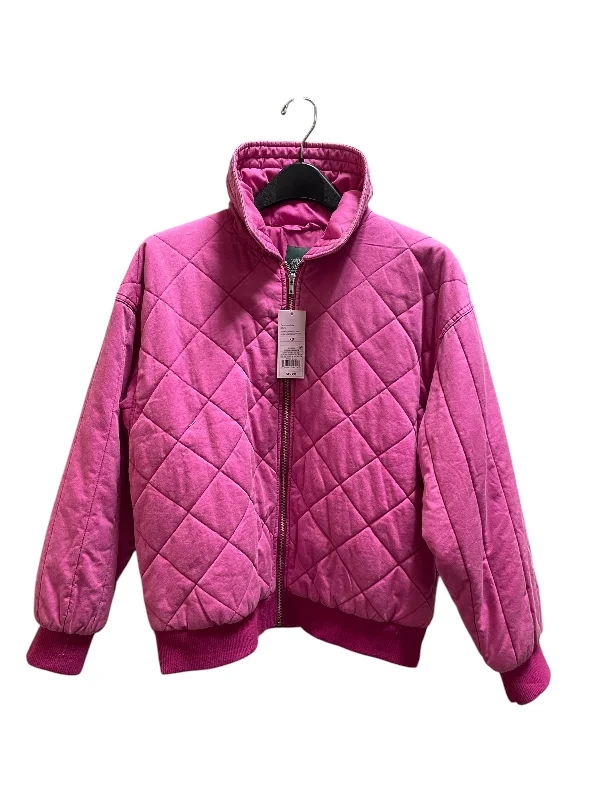 Jacket Fleece By Wild Fable In Pink, Size: Xs Fleece Jacket Down Jacket Feather Jacket