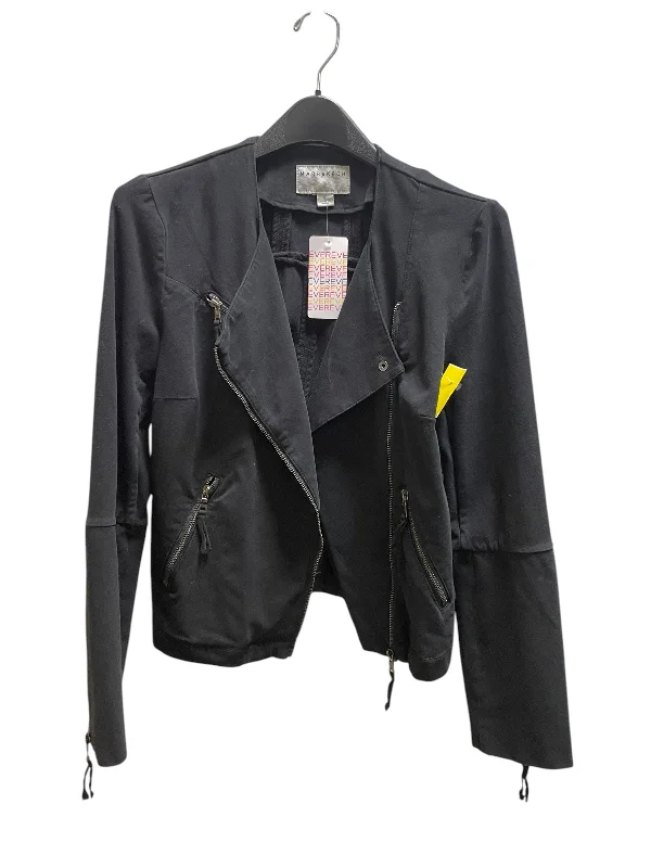 Jacket Moto By Marrakech In Black, Size: S Wool Jacket Cashmere Jacket Tweed Jacket