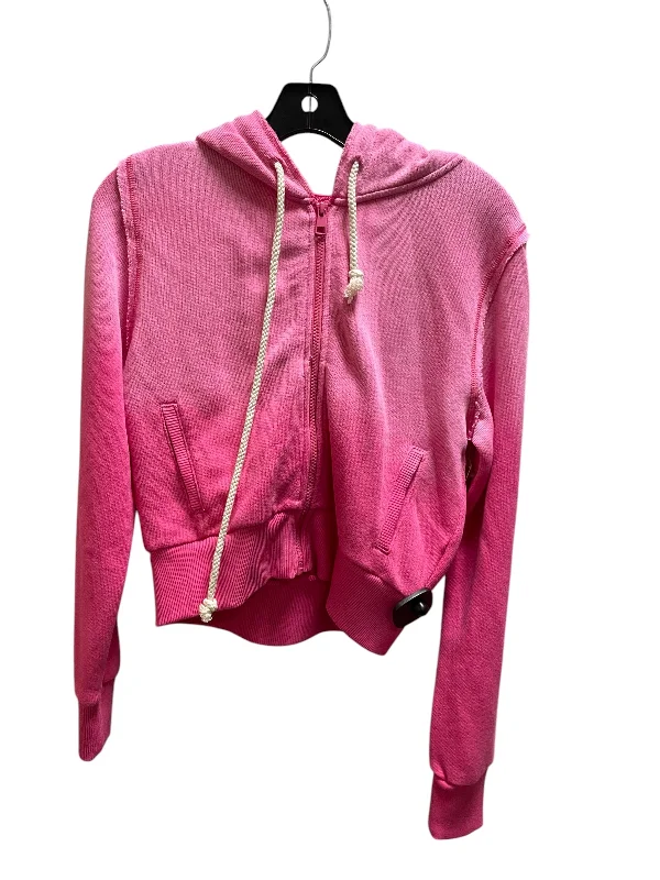 Jacket Other By American Eagle In Pink, Size: M Cardigan Sweater Pullover