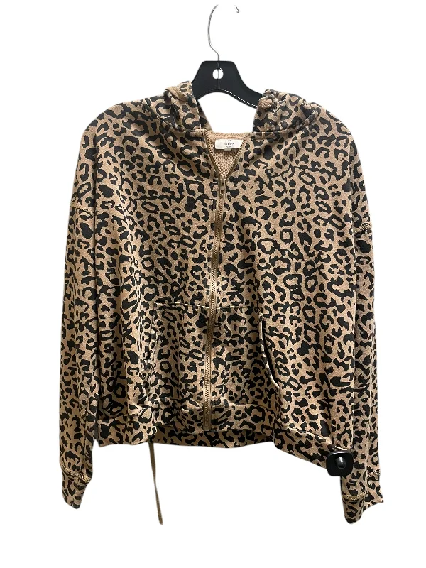 Jacket Other By Entro In Animal Print, Size: S Rayon Fabric Velvet Fabric Corduroy Fabric