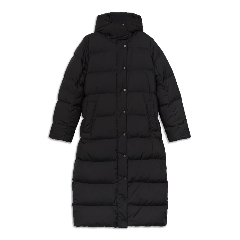 Wunder Puff Long Jacket Elasticated Jacket Padded Jacket Insulated Jacket