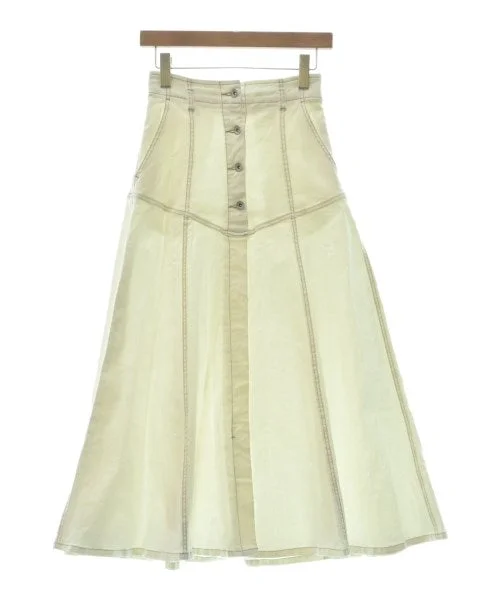 FREE'S MART Long/Maxi length skirts linen skirt natural