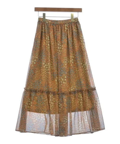 ketty Long/Maxi length skirts zip skirt side