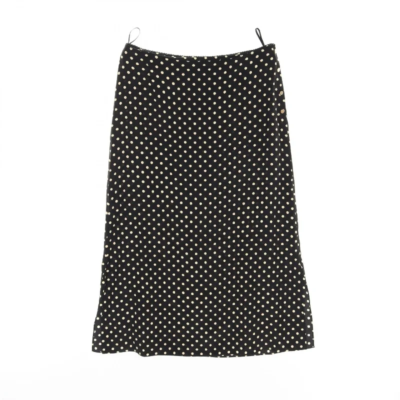 Celine Silk Skirt Black/Ivory modal blend skirt