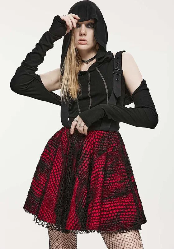 Rock Sweetheart | STRAP SKIRT* wool skirt breathable