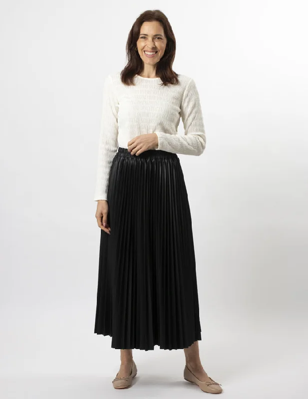 Stella + Gemma Casete Skirt Black high waist skirt